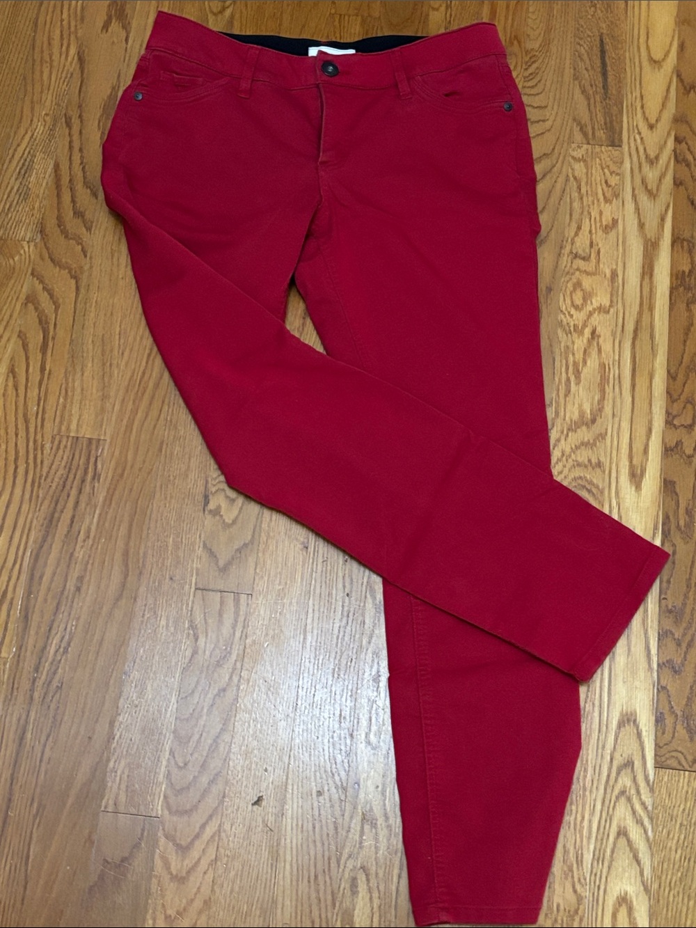 Liz Claiborne Red Slim cotton Pants